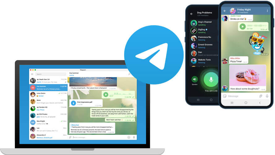 电脑端Telegram建群