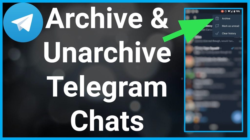 Telegram归档消息步骤